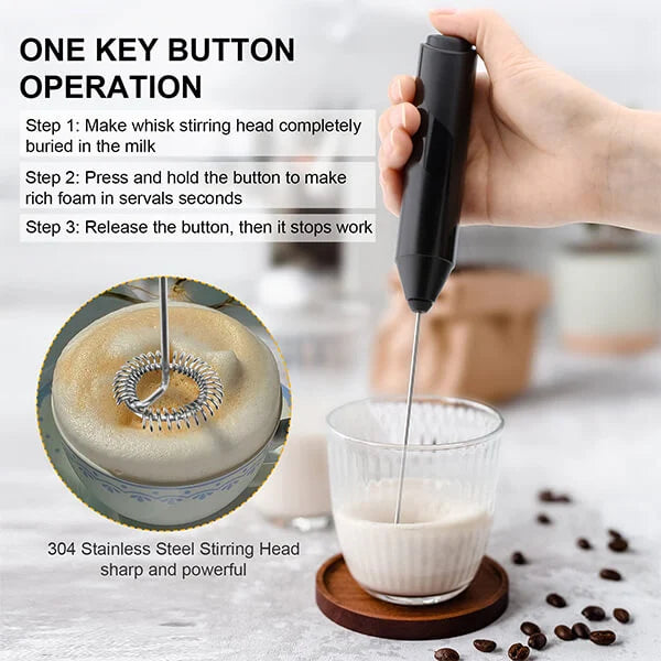 Milk Frother Electric Foam Maker Drink Mixer