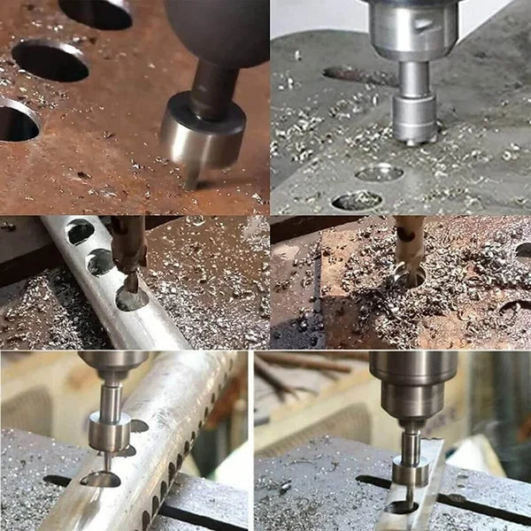 Drill Bit Hole Set for Metal