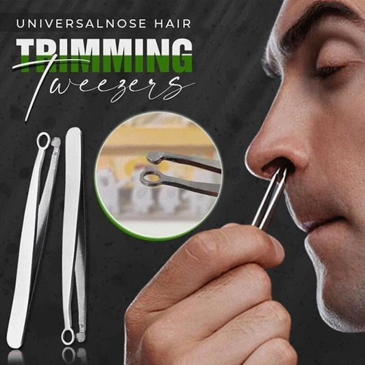 🔥🔥Unisex stainless steel round nose hair clip