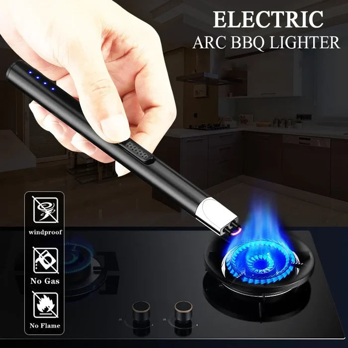 USB Electric Impulse Flameless Arc Lighter