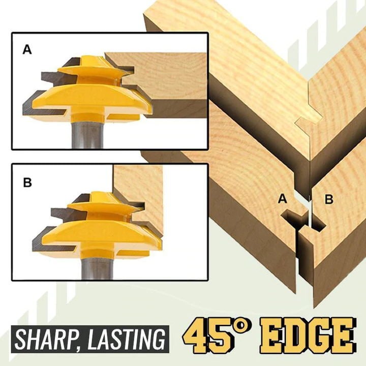 🔥BUY 1 FREE SHIPPING🔥45 Degree Lock Miter Bit