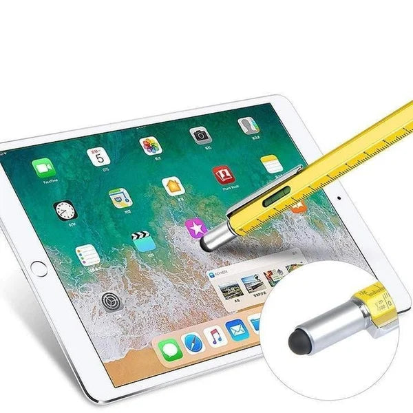 6-in-1 Multi-Functional Stylus Pen