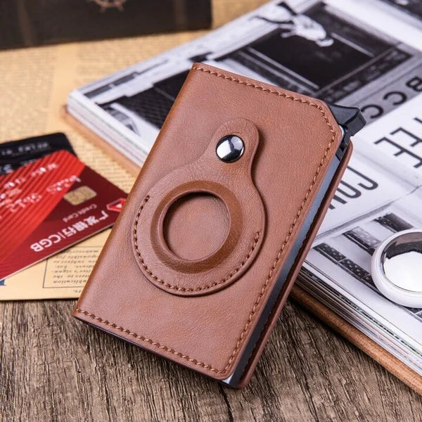 SMART AIRTAG LEATHER WALLET