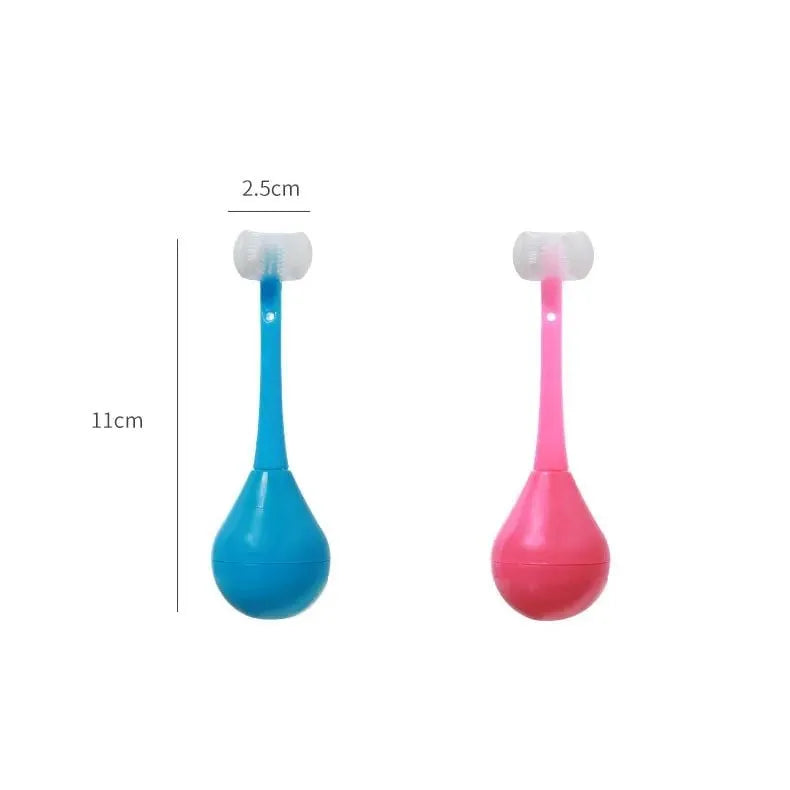 Three-sided Children's Toothbrush