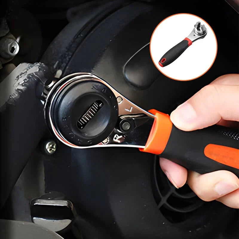 【49% OFF】👍Adjustable Ratchet Wrench