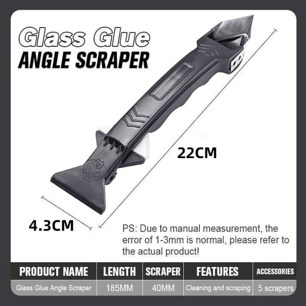 (🔥49% OFF🔥）German Seiko 3 In 1 Glass Glue Angle Scraper