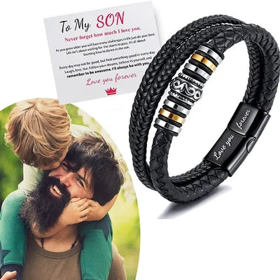 🎁HOT SALE - 49% OFF🎁To My Son Love You Forever Bracelet