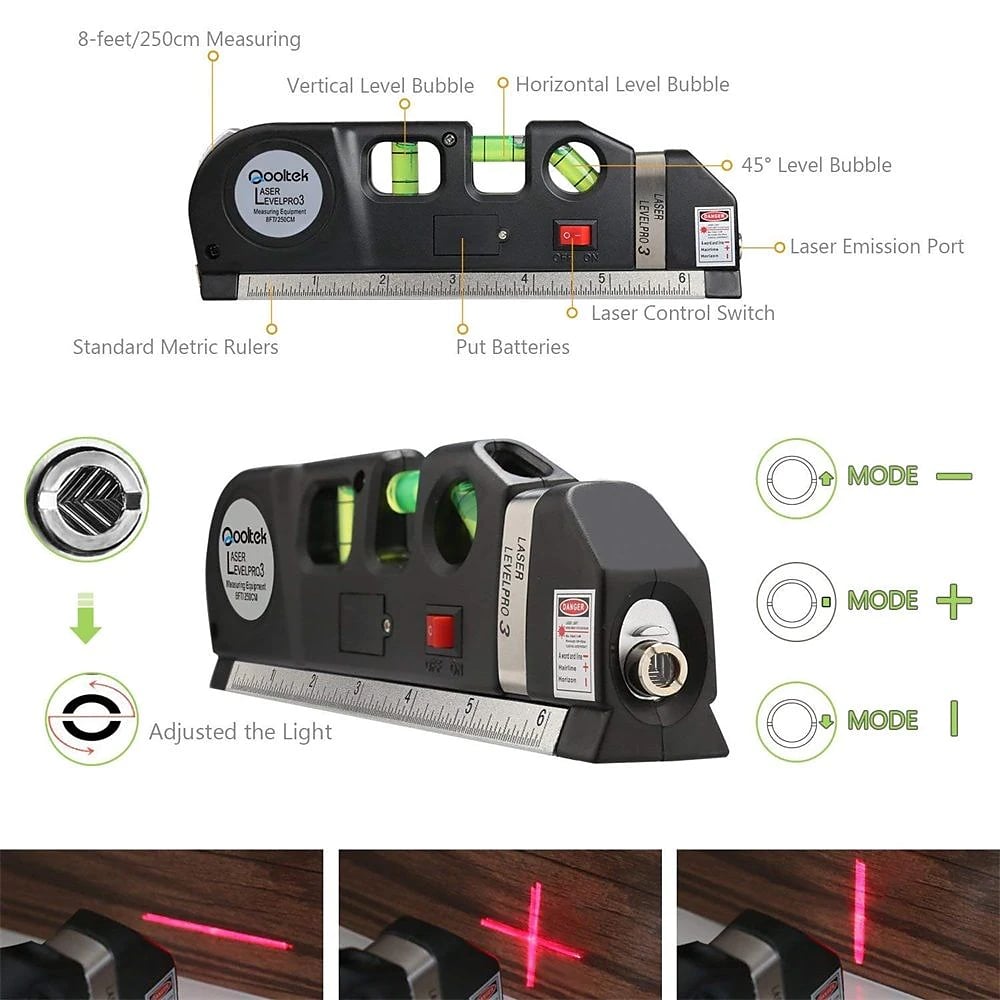 🤩Multifunctional Infrared Laser Level Meter🤩HOT SALE - 49% OFF👍