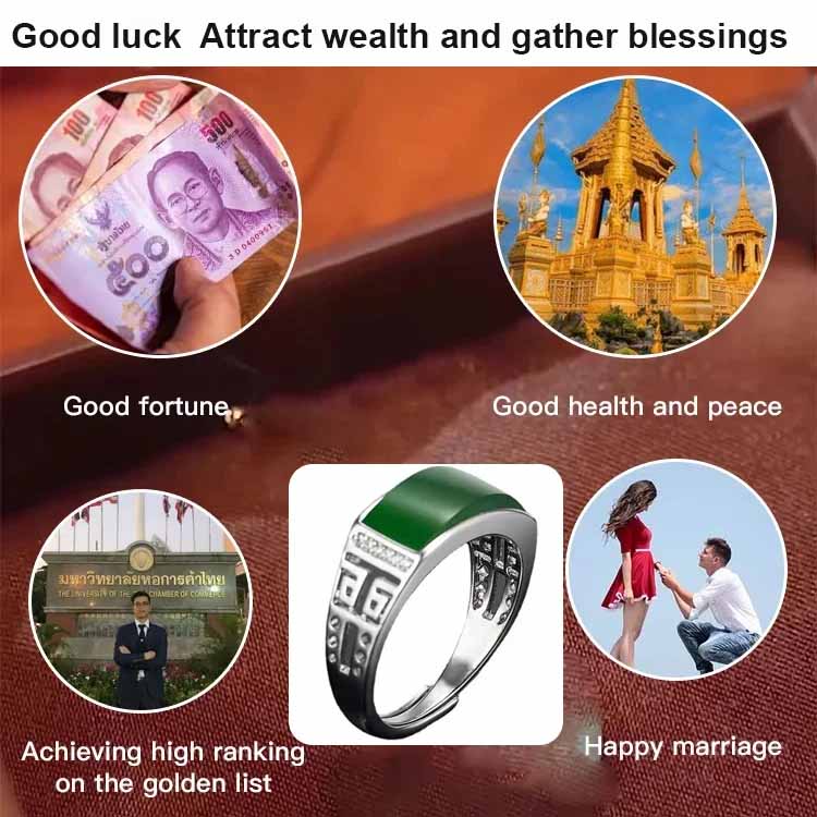 🔥HOT SALE-45%OFF🔥Dominant Hetian Jade Ring-Bring you unlimited good luck and wealth