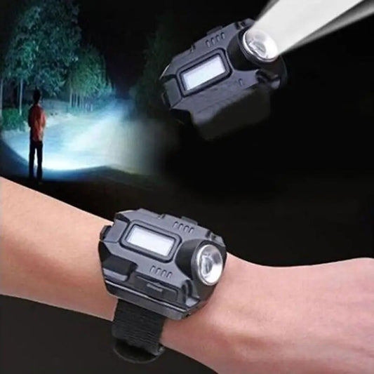 Tactical Outdoor Flashlight Waterproof Watch Light