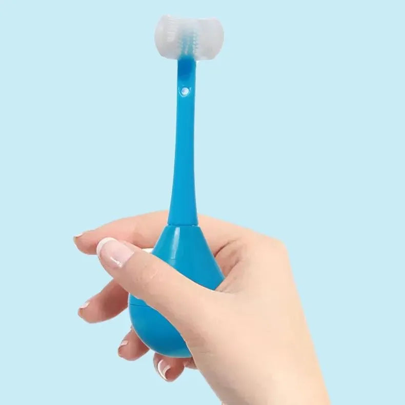 Three-sided Children's Toothbrush