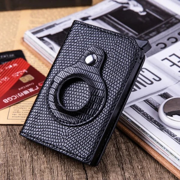 SMART AIRTAG LEATHER WALLET