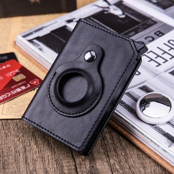 SMART AIRTAG LEATHER WALLET