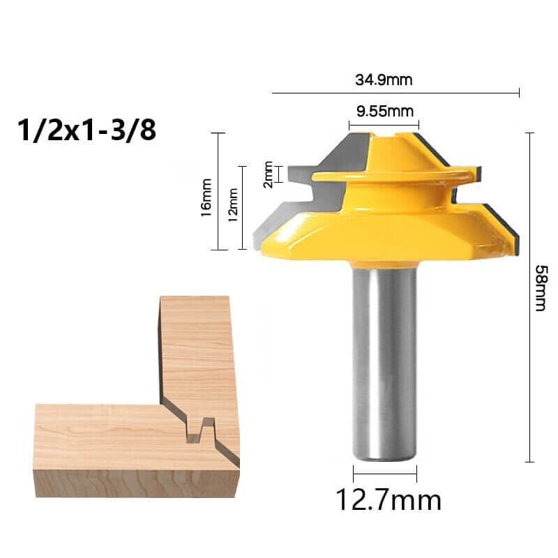 🔥BUY 1 FREE SHIPPING🔥45 Degree Lock Miter Bit