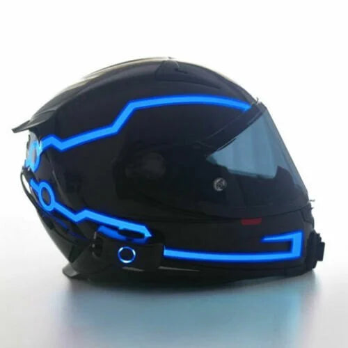 🔥🔥Motorcycle Helmet Light LED DIY Helmet LED Light Motorbike Reflective Strips