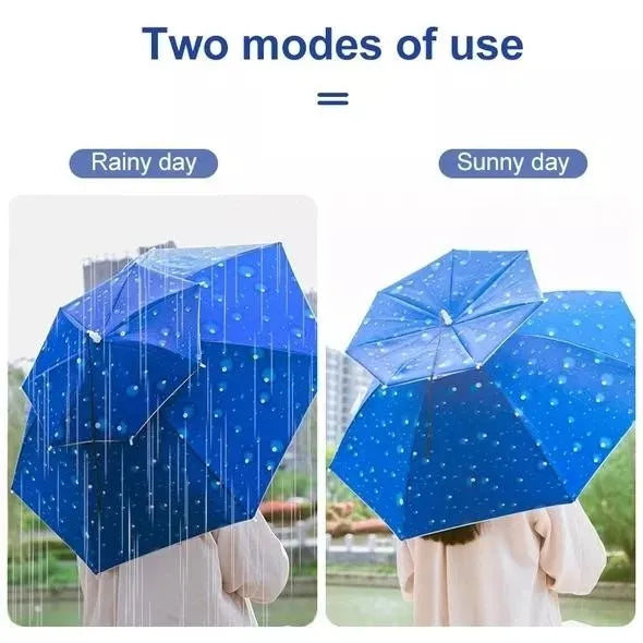 ❤️HOT SALE- 49% OFF-Outdoor Double Layer Umbrella Hat💦☔