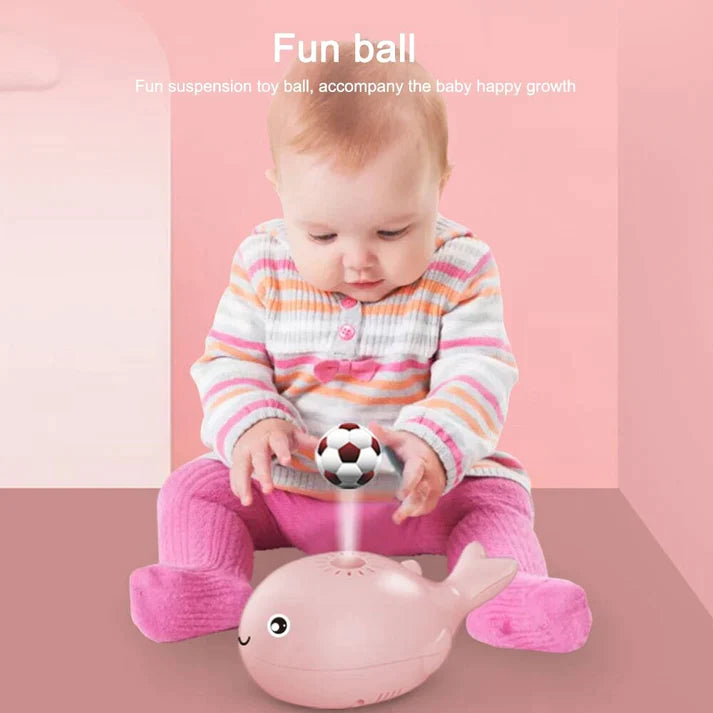 ELECTRIC BALL LEVITATING WHALE TOY