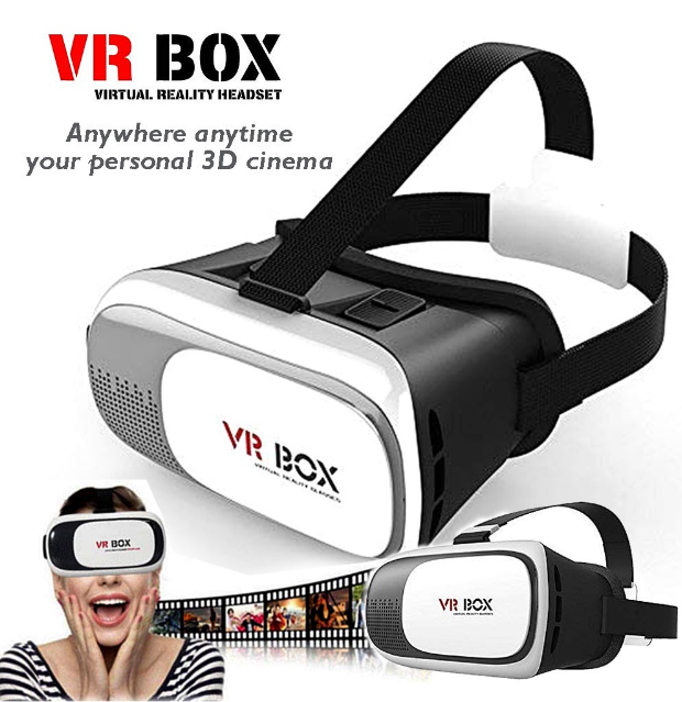 VR BOX Virtual Reality Movies Games 3D Glasses