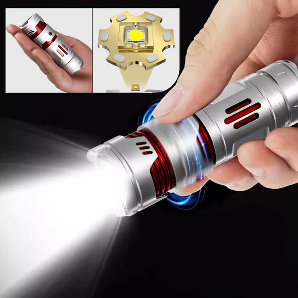 🔥Multifunctional strong light flashlight