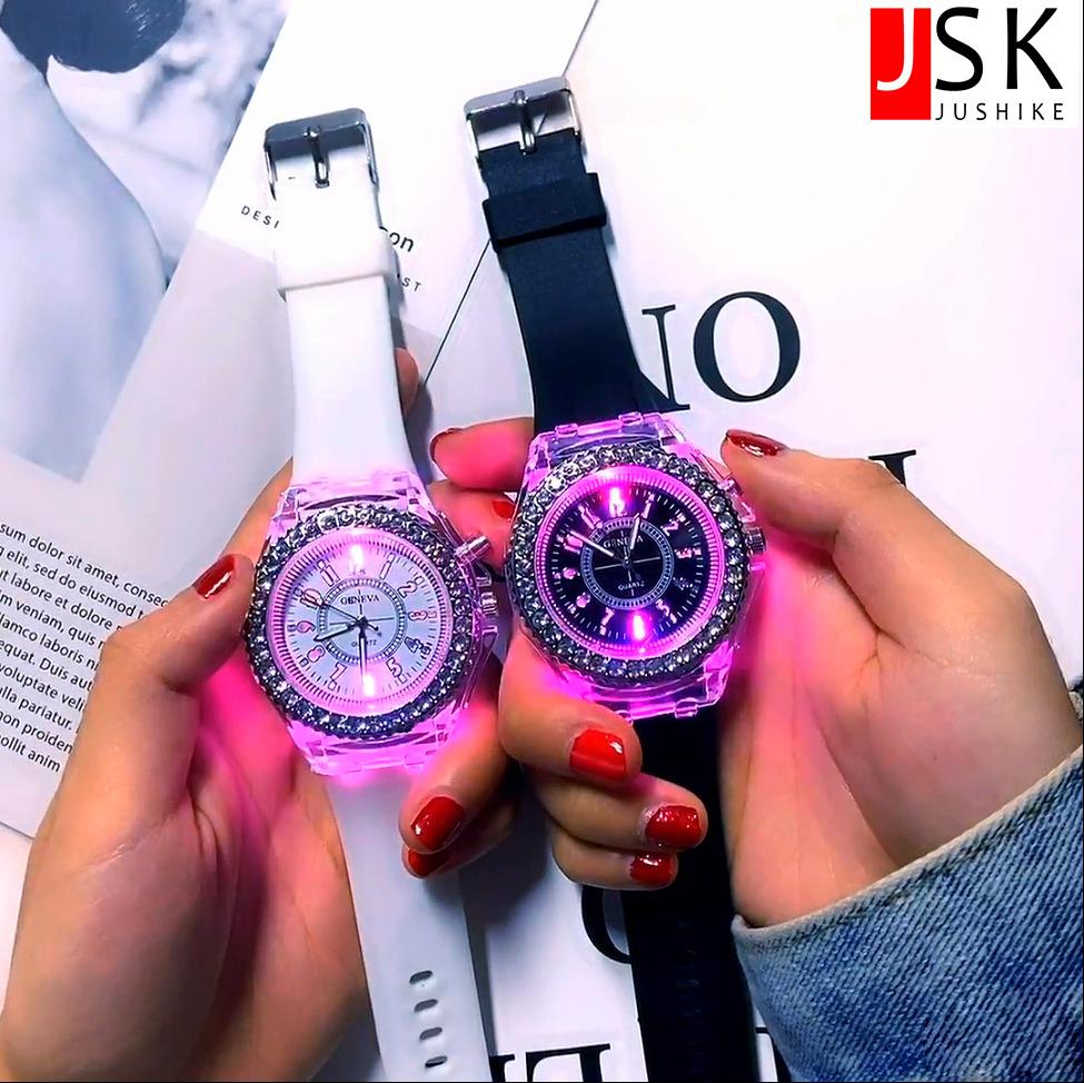 【Designed by French romantic masters】GENEVA Colorful Luminous Couple Watch