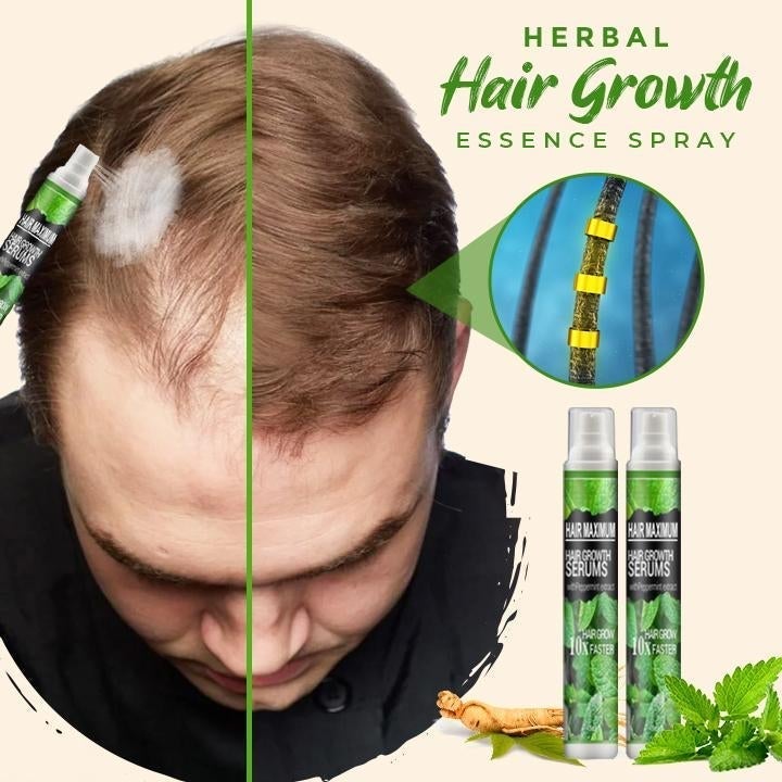 Herbal Hair-Growth Essence Spray【HOT SALE-49%OFF🔥Express 3 Day Delivery】