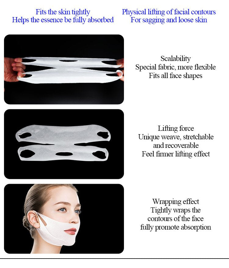 Reusable V Shaped Slimming Mask (1Pack)【🇮🇳COD + Local Stock !!!】