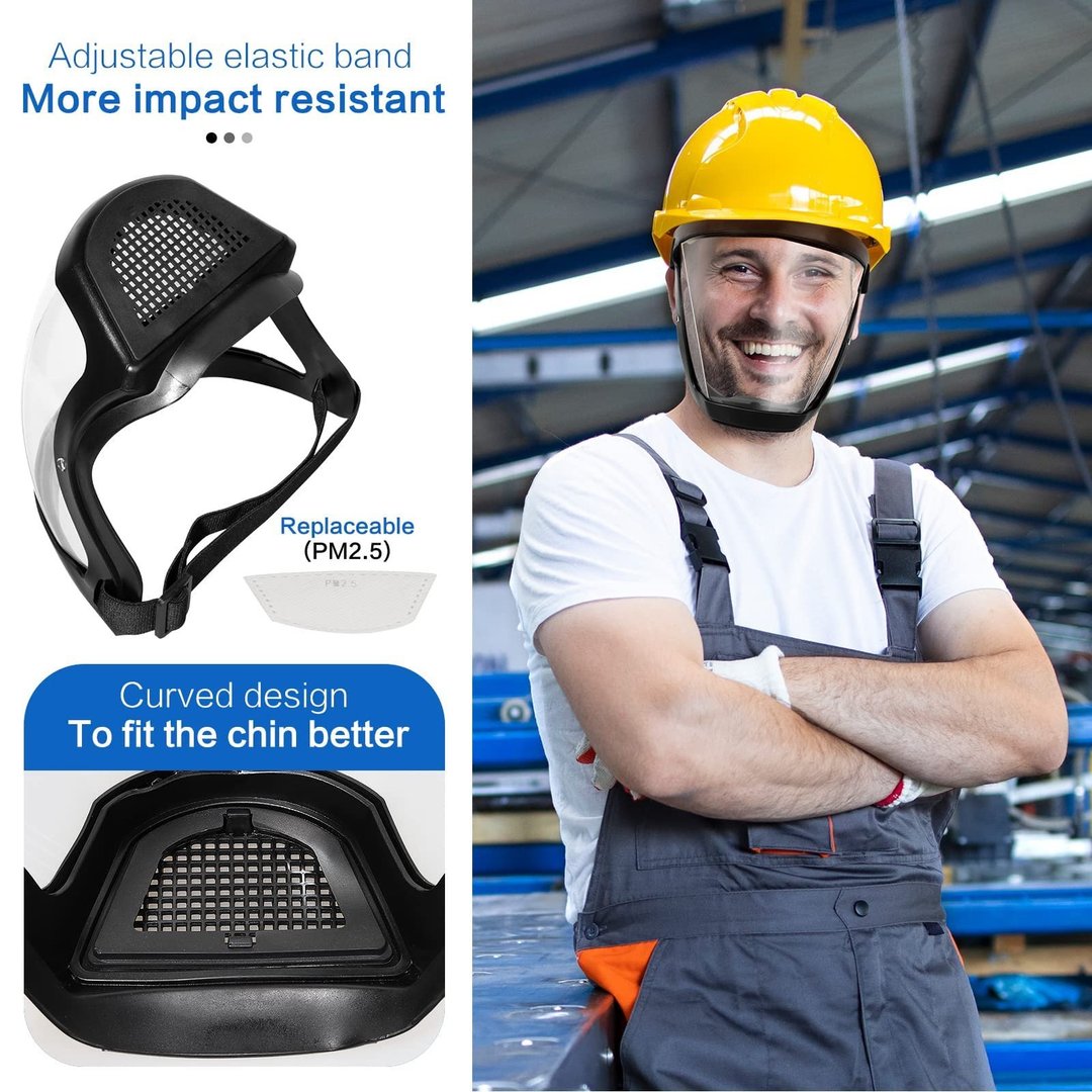 2022 Newest Anti-Fog Protective Full Face Shield--Better Designs, Better Protection