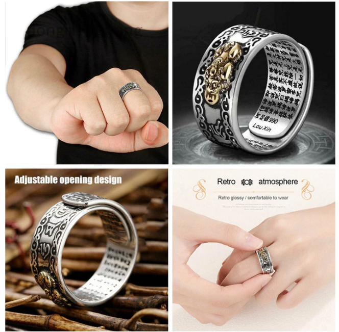 Mini Mantra Protection Ring【3 Day Delivery&Cash on delivery-HOT SALE-45%OFF🔥】