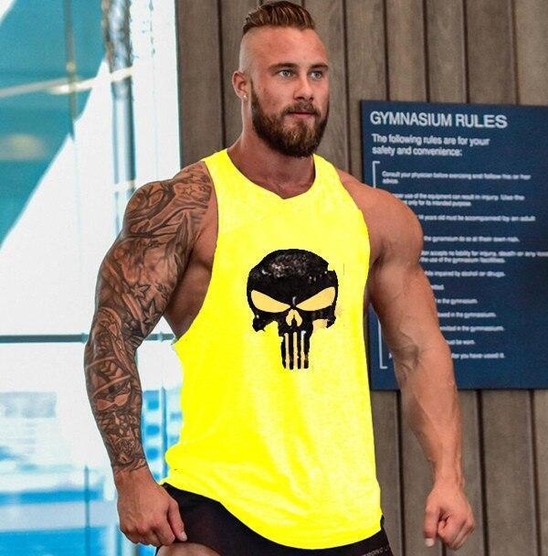 New fashion men's fitness vest