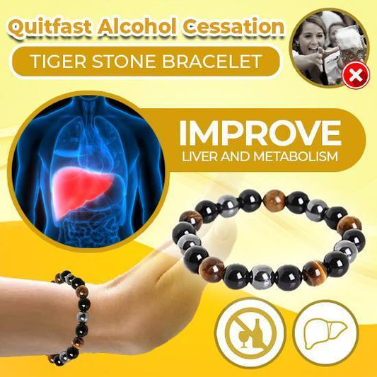 Quitfast Alcohol Cessation Tiger Stone Bracelet 1688 