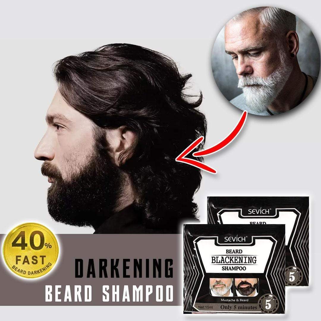 Permanent Beard Herbal Darkening Shampoo (3pcs)